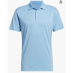 adidas Men's Performance Heathered Polo Shirt